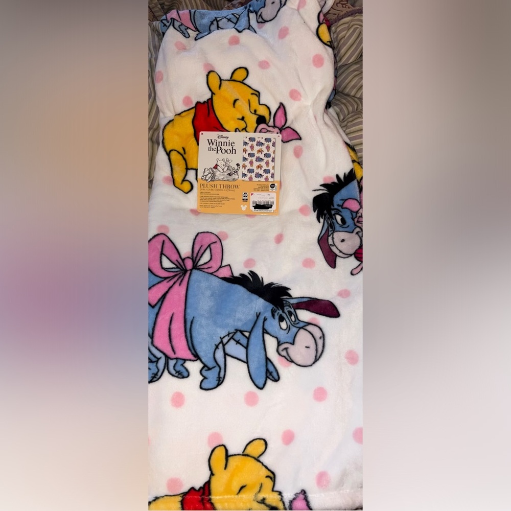 Disney Winnie the Pooh Sleep Sack - White with Pink and Yellow